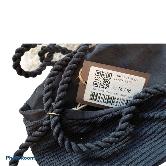 RIO De Sol St-Tropez-Black Reto bikini top - Picture 8 of 8